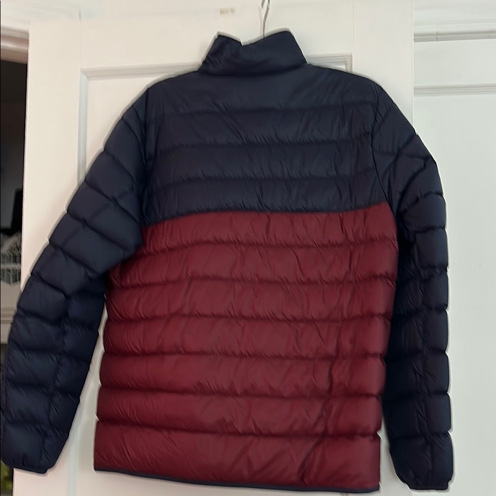 Columbia Men's Red and Blue Puffer Jacket - Picture 2 of 4